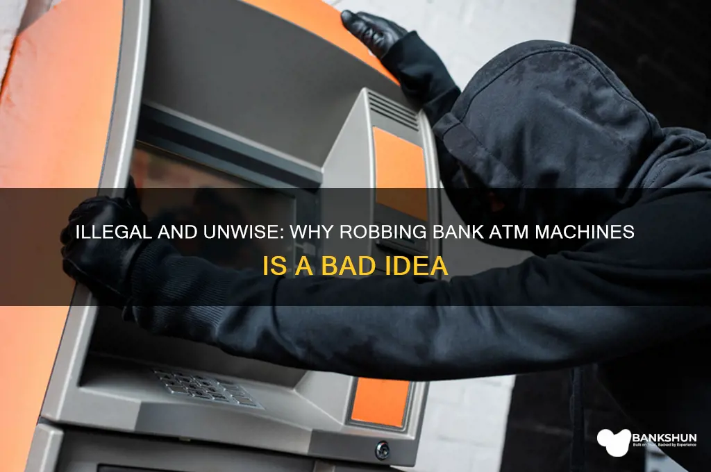 how to rob a bank atm machines