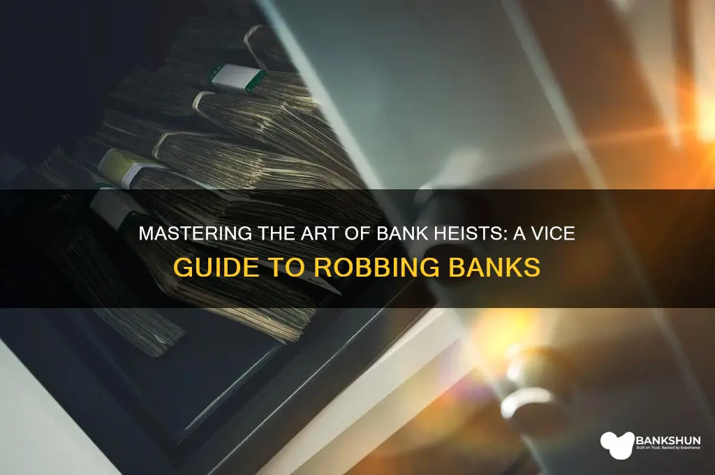 how to rob a bank on vice