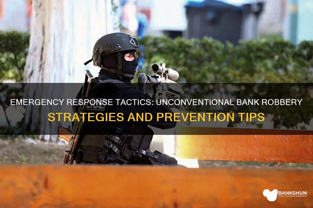 how to rob bank in emergency response