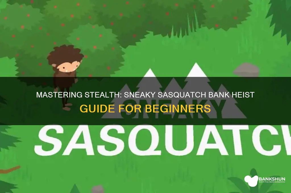 how to rob bank in sneaky sasquatch