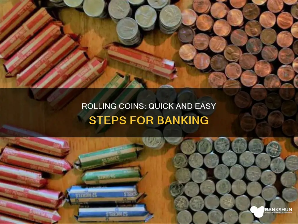 how to roll coins for the bank