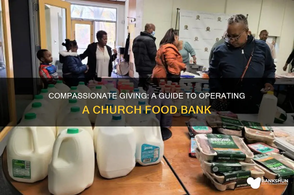 how to run a church food bank