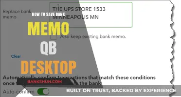 Efficiently Save Bank Memos in QuickBooks Desktop: A Step-by-Step Guide