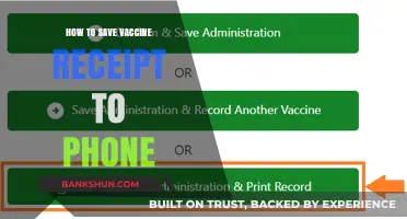 Easy Steps to Save Your Vaccine Receipt on Your Phone