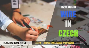How to Say Bank Wire in Czech: A Quick Language Guide