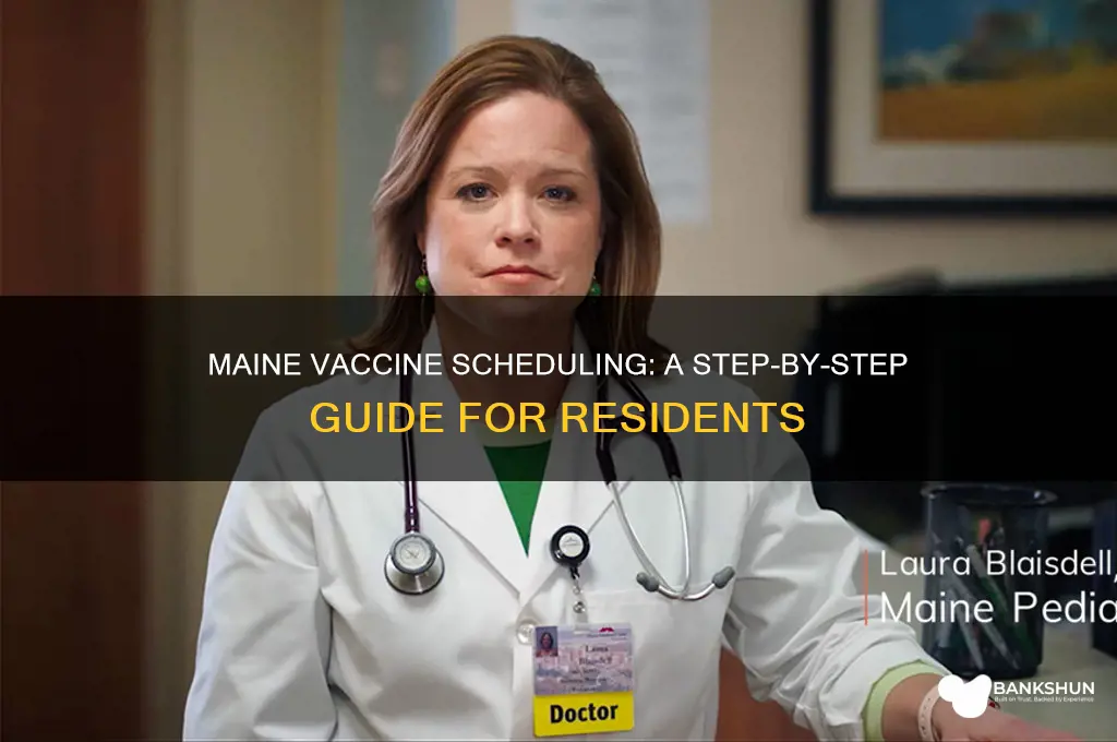 how to schedule a vaccine in maine