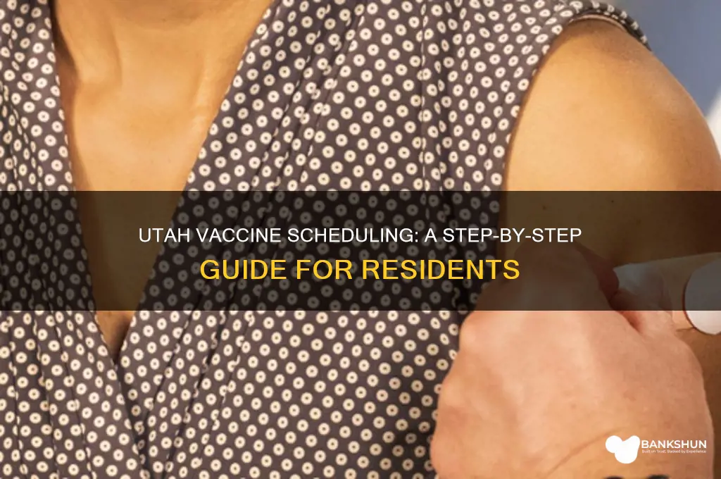 how to schedule a vaccine in utah