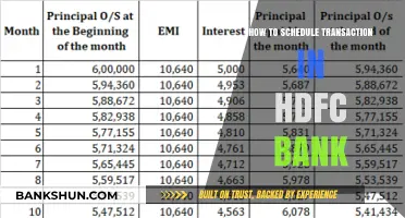 Efficiently Schedule Transactions in HDFC Bank: A Step-by-Step Guide