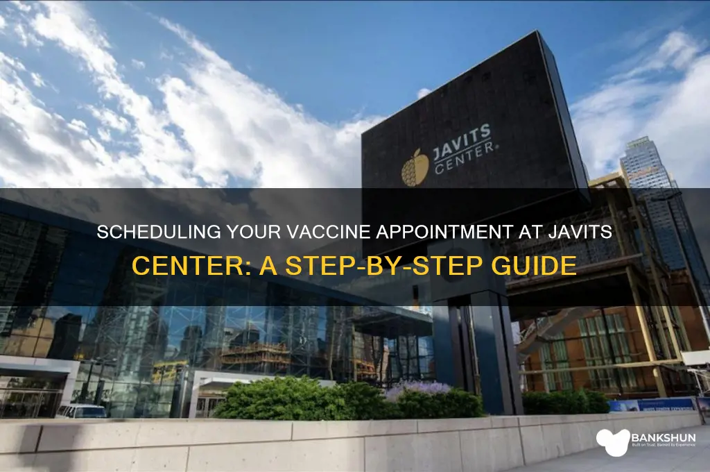 how to schedule vaccine at javits center