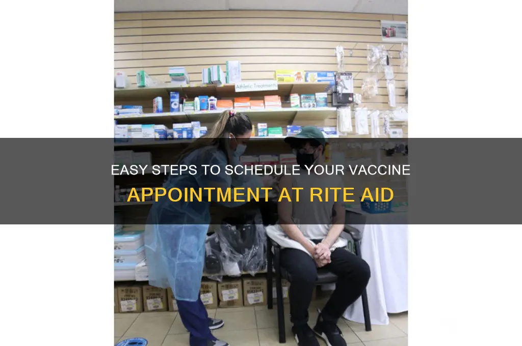 how to schedule vaccine at rite aid