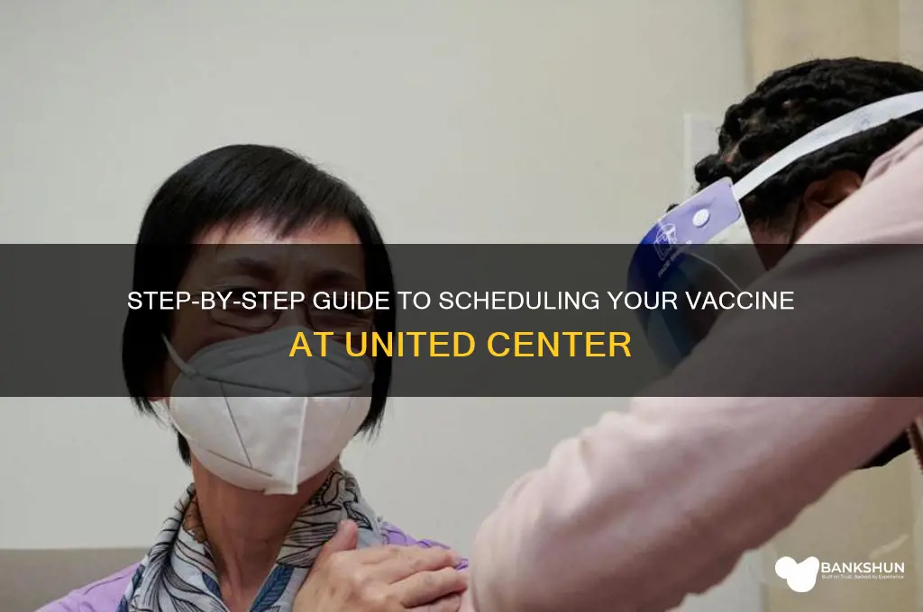 how to schedule vaccine at united center