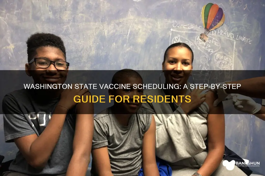 how to schedule vaccine in washington state