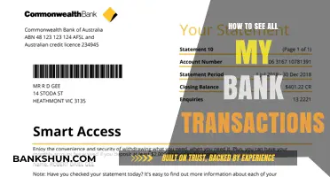 Track Your Spending: A Guide to Viewing All Bank Transactions