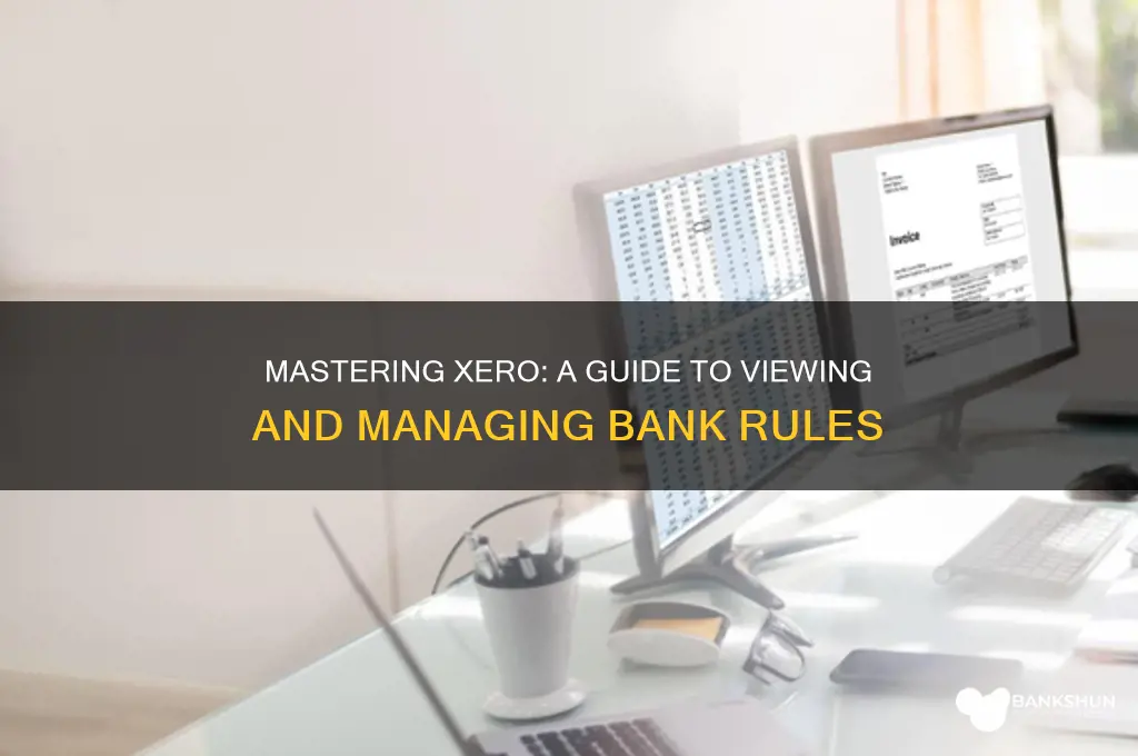 how to see bank rules in xero