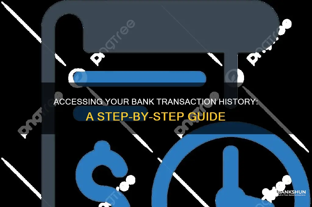 how to see my bank transaction history