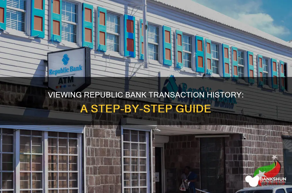 how to see republic bank transaction history