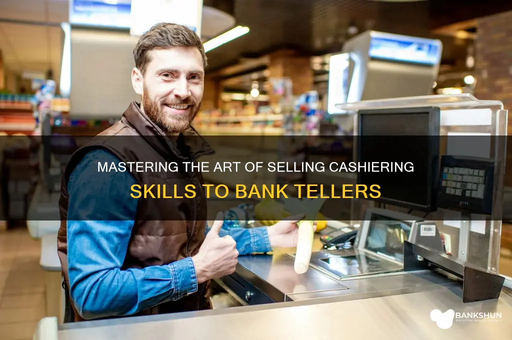 how to sell cashiering to bank telling