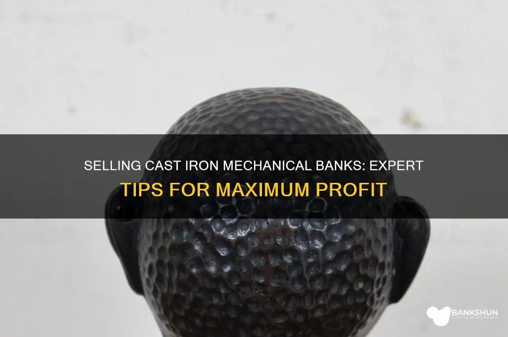 how to sell cast iron mechanical banks
