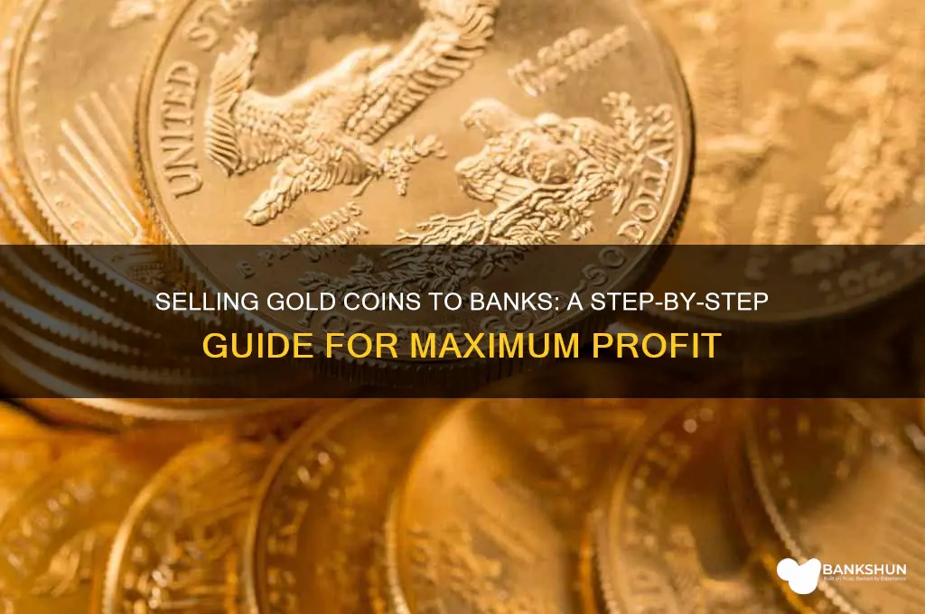 how to sell gold coins to bank