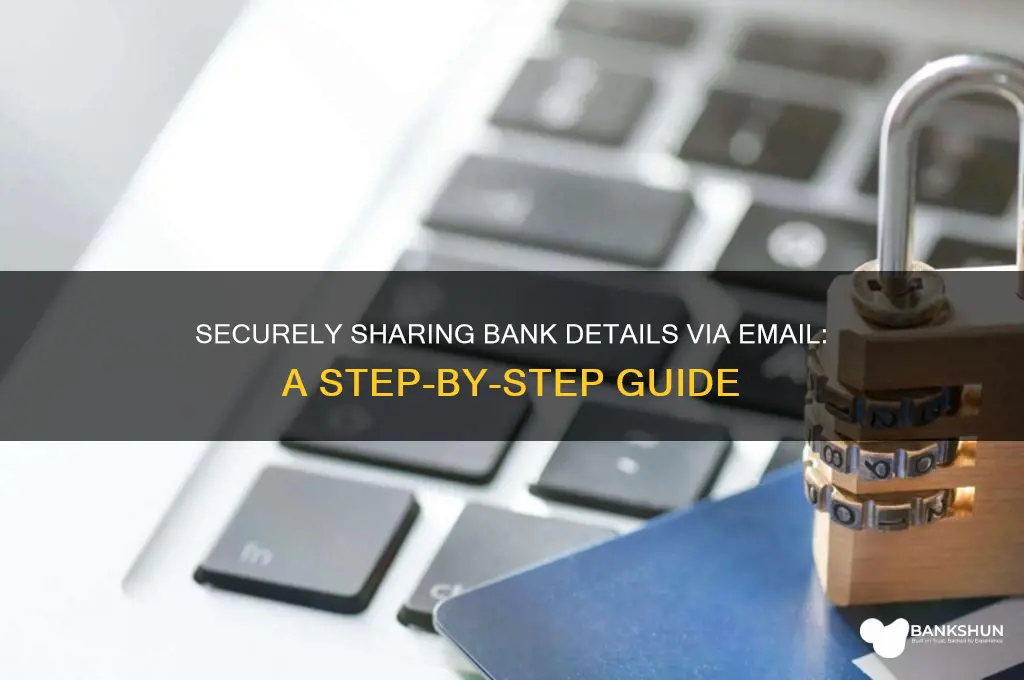 how to send bank details by email