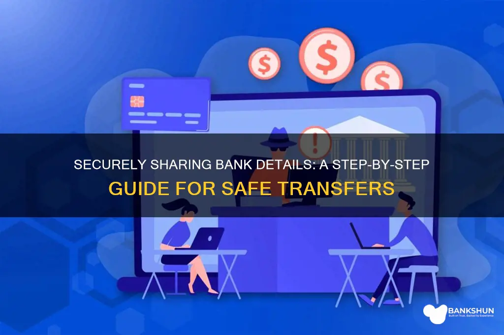how to send bank details to someone