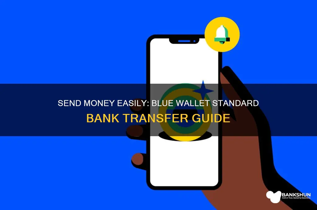 how to send blue wallet standard bank