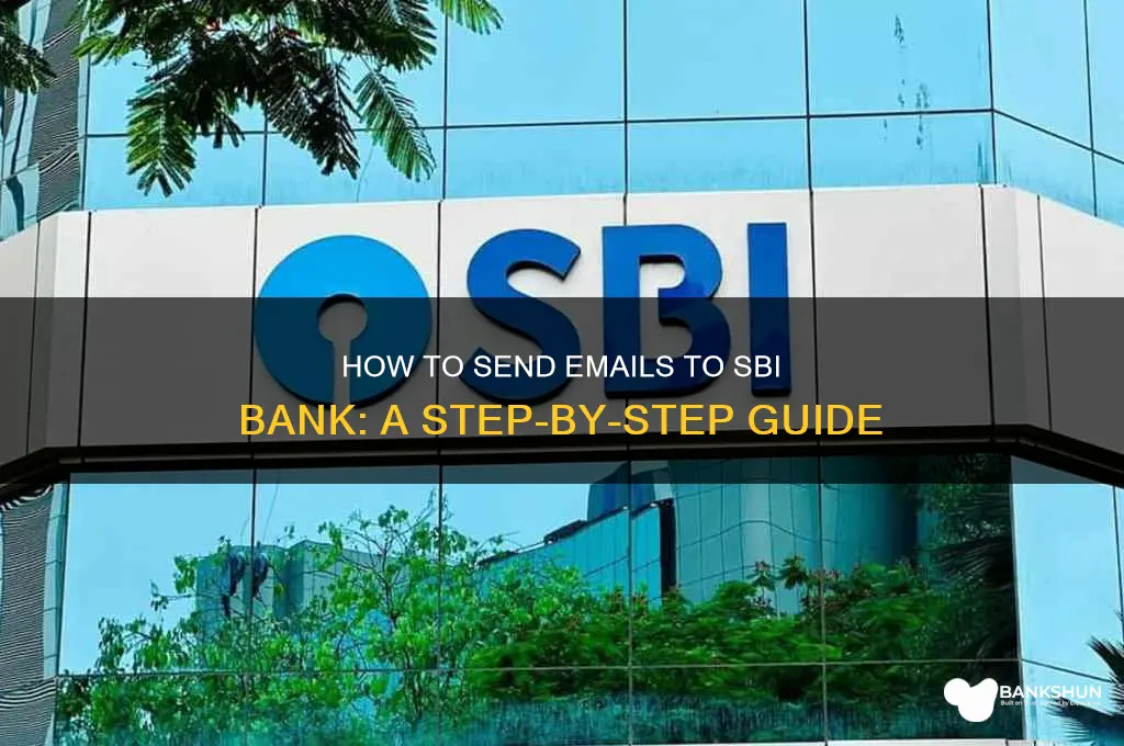 how to send email to sbi bank