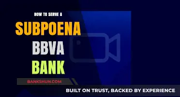 Serving a Subpoena to BBVA Bank: A Step-by-Step Legal Guide