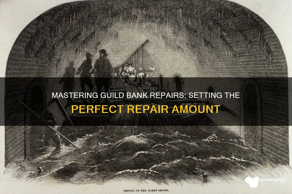 how to set guild bank repair amount