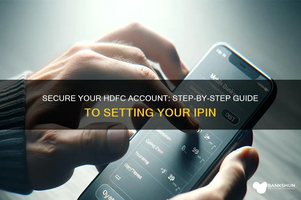 how to set ipin for hdfc bank