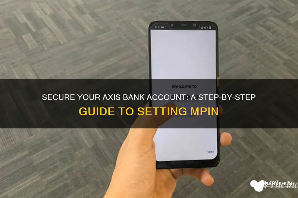 how to set mpin for axis bank