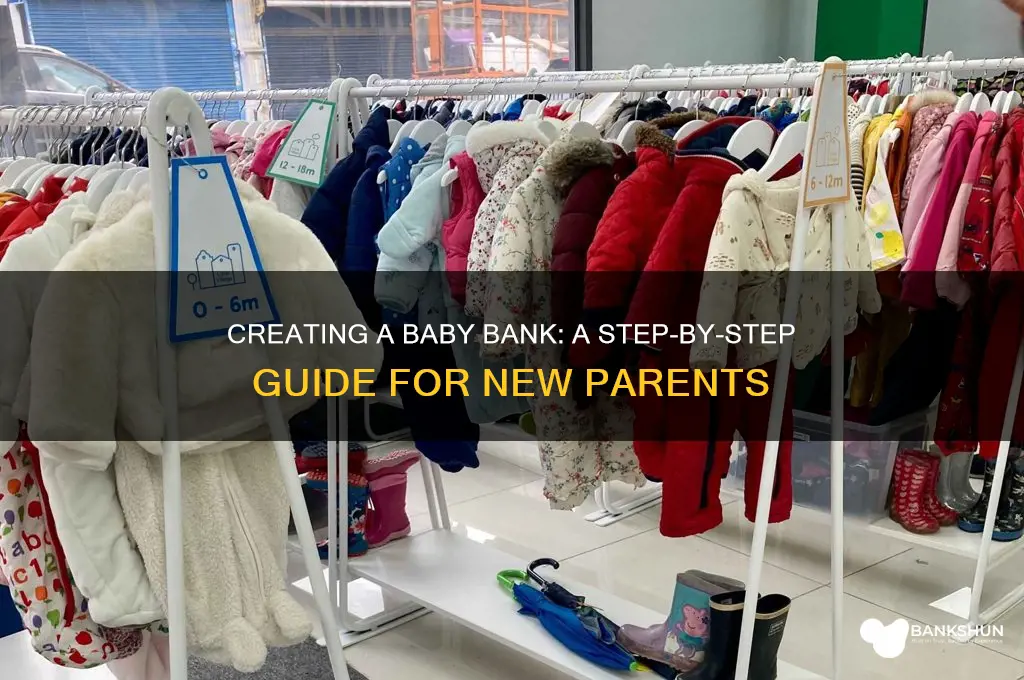 how to set up a baby bank