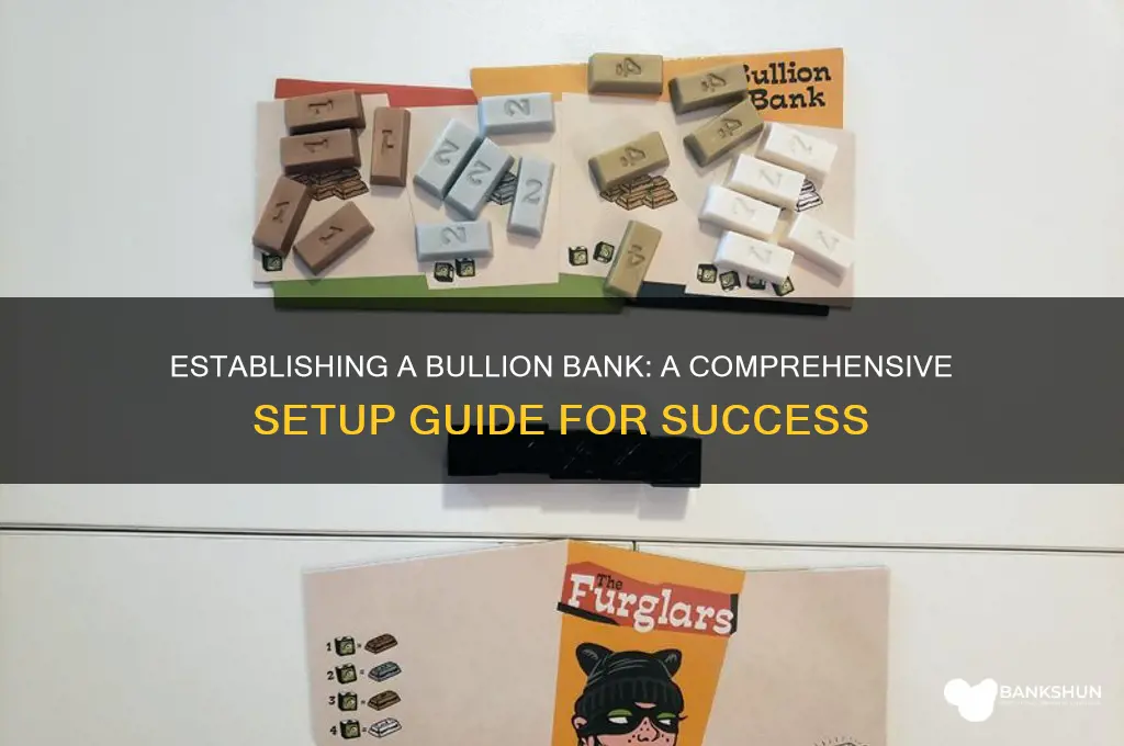 how to set up a bullion bank