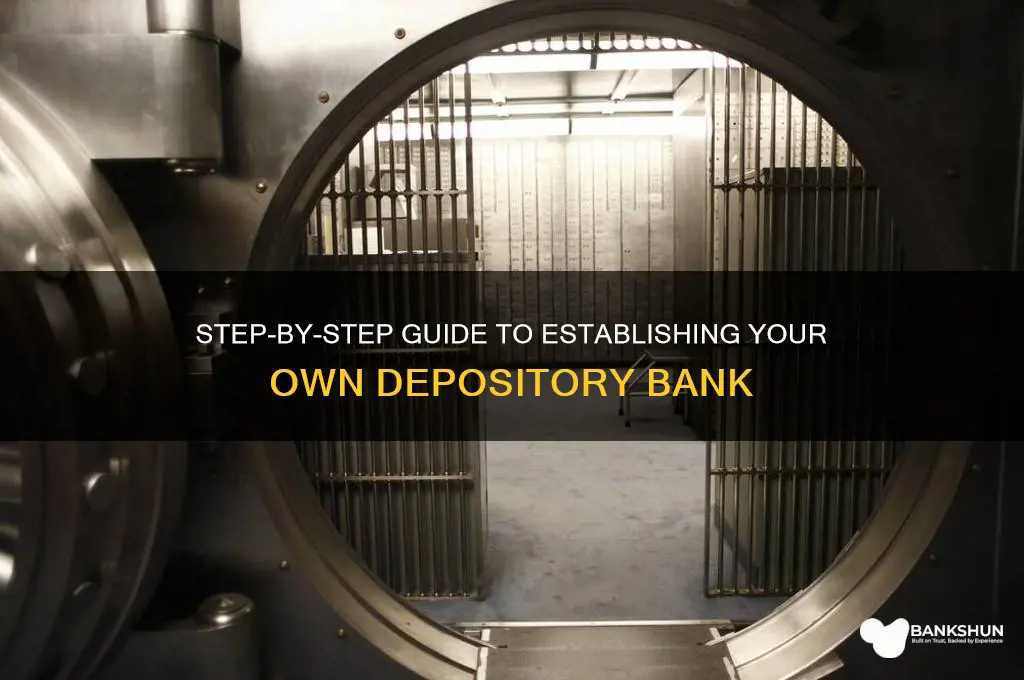 how to set up a desposiitory bank