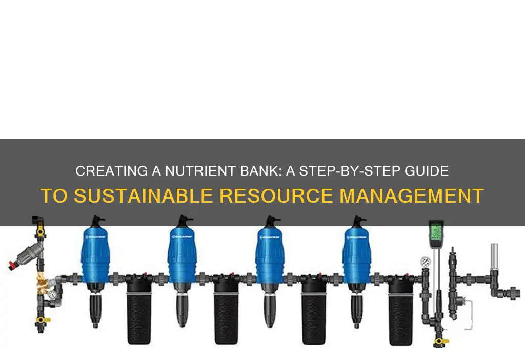 how to set up a nutrient bank