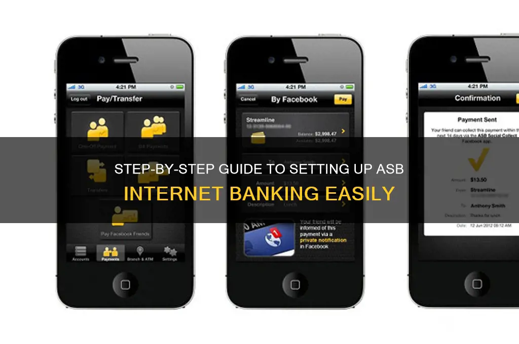 how to set up asb internet banking