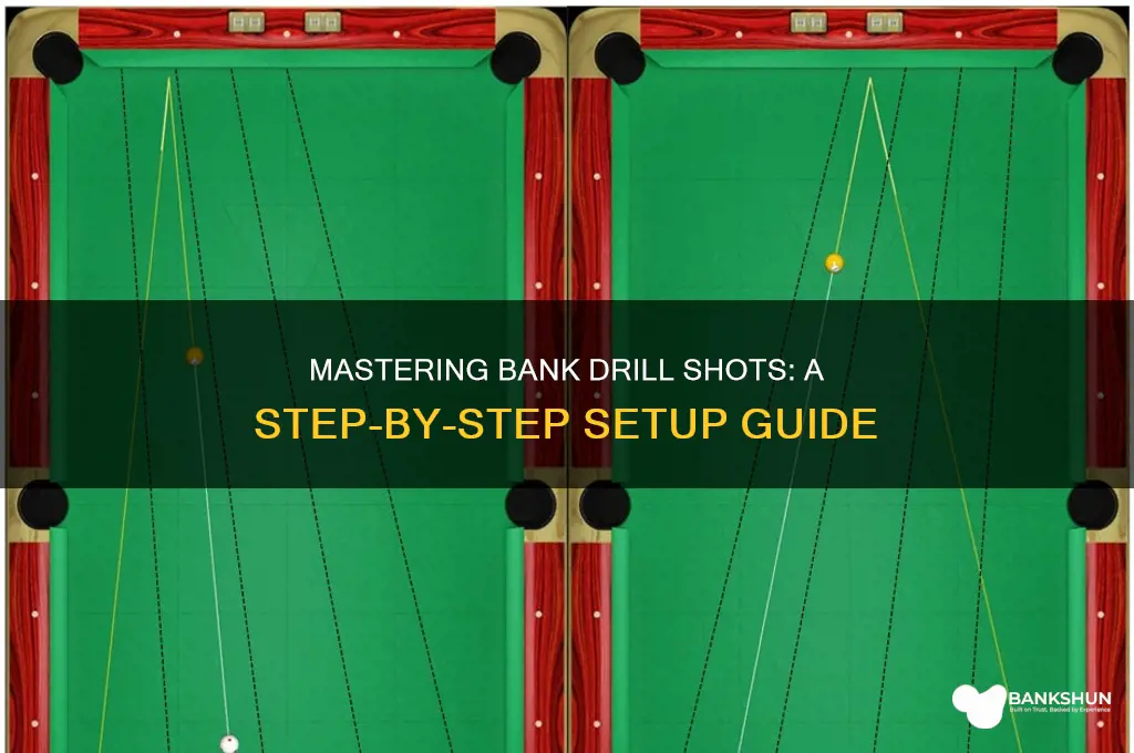 how to set up bank drill shots