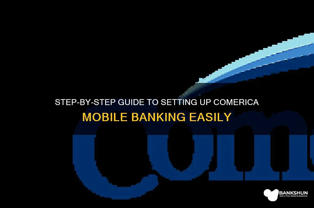 how to set up comerica mobile banking