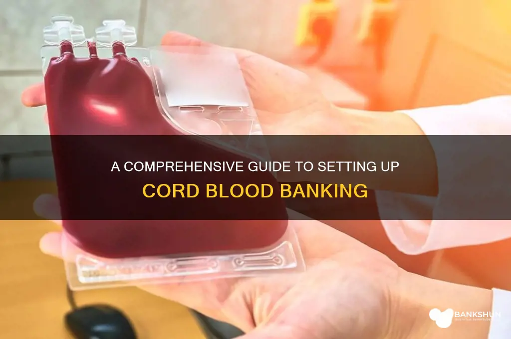 how to set up cord blood banking