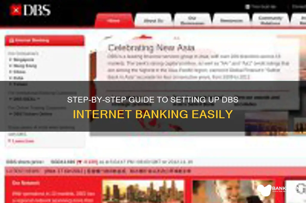 how to set up dbs internet banking