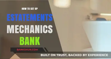 Easy Guide to Setting Up eStatements with Mechanics Bank