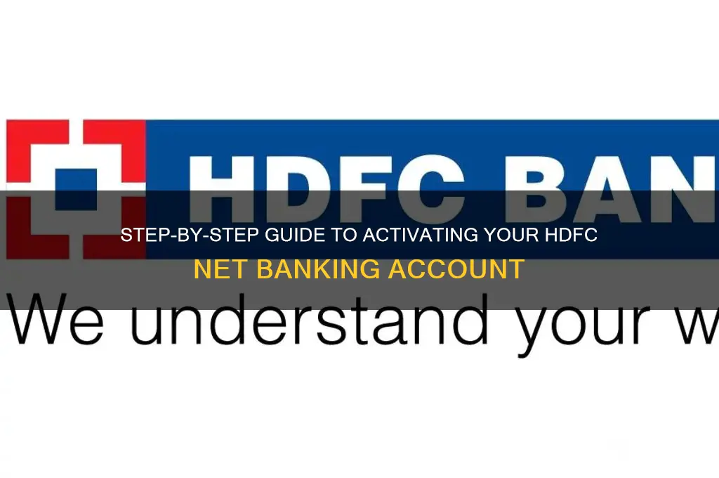 how to set up hdfc net banking