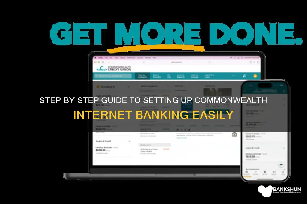 how to set up internet banking commonwealth