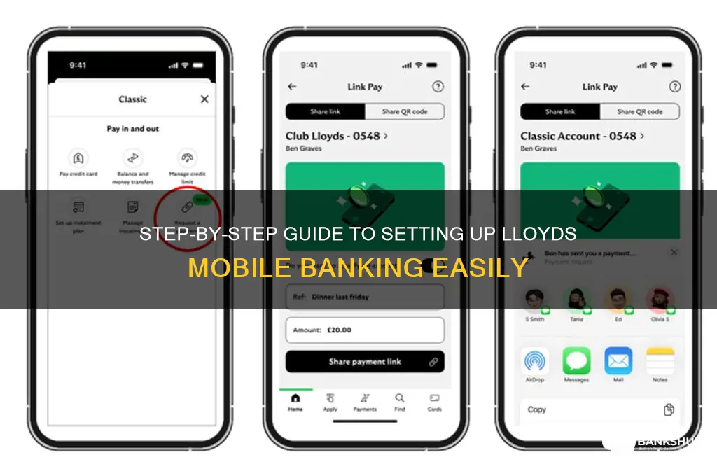 how to set up lloyds mobile banking