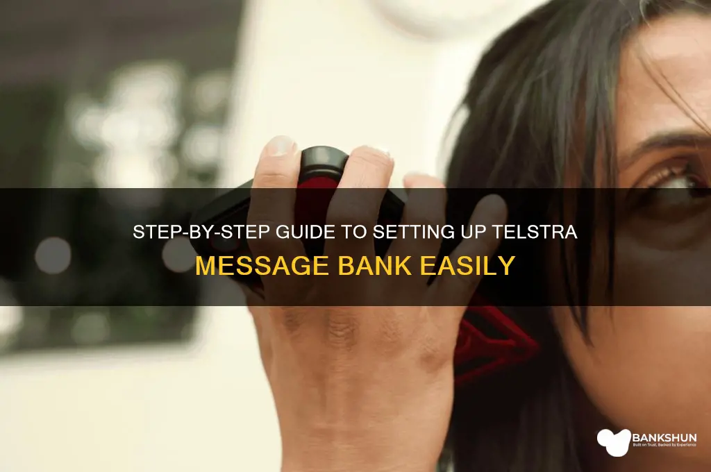 how to set up message bank telstra