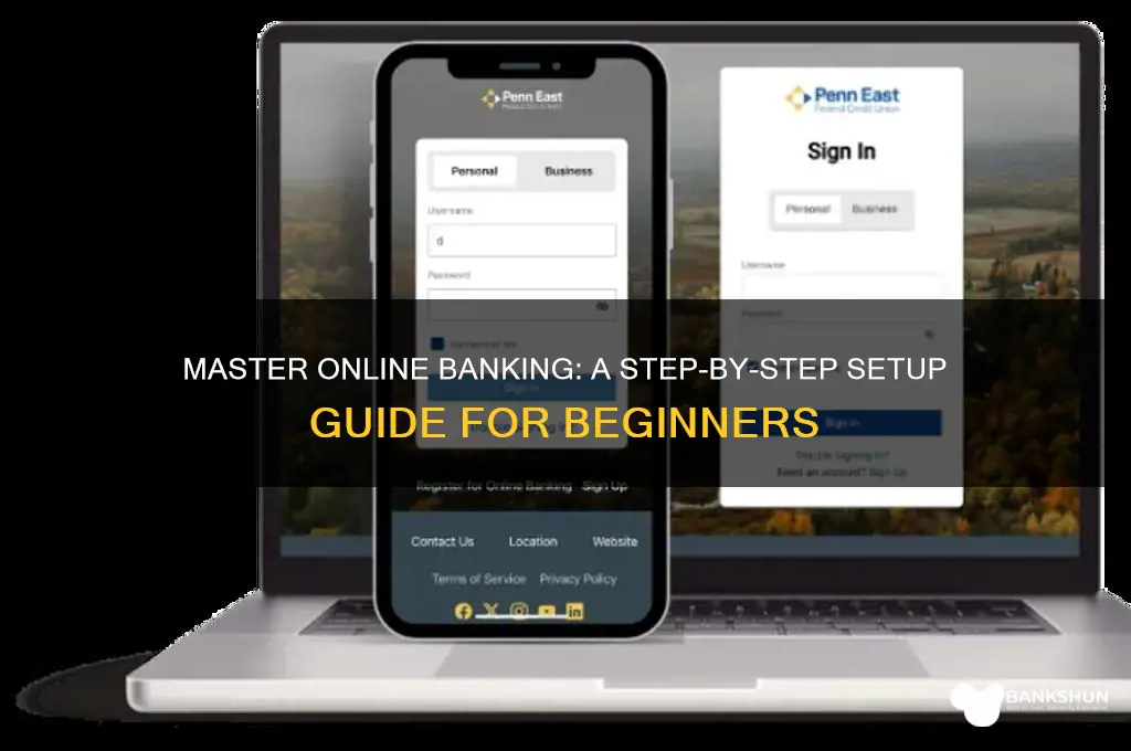 how to set up on line banking