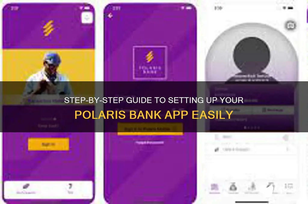 how to set up polaris bank app