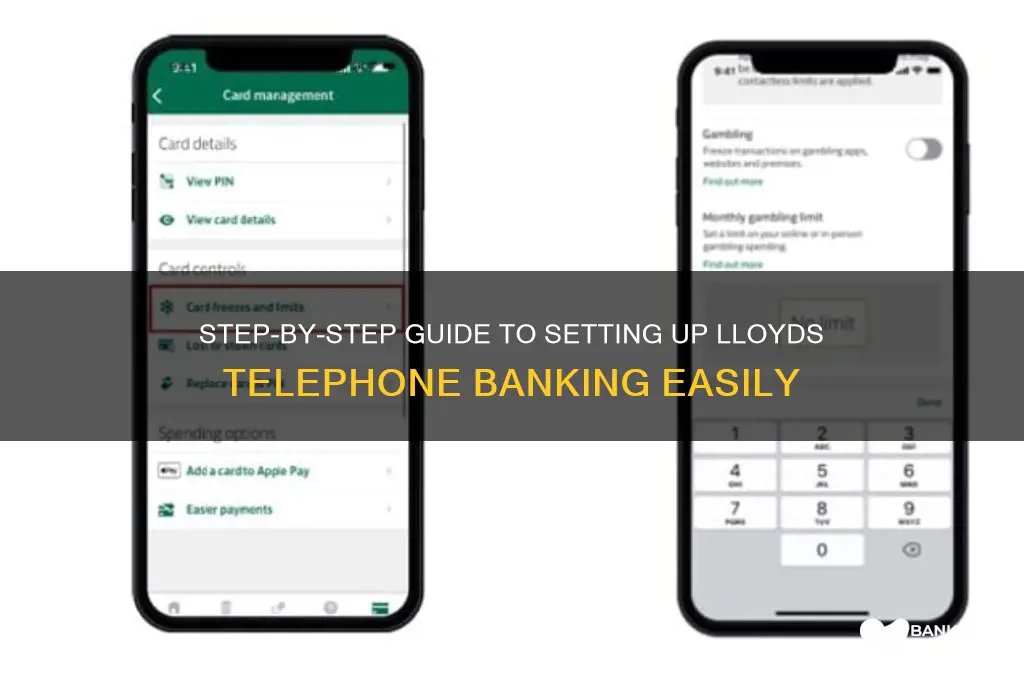 how to set up telephone banking lloyds