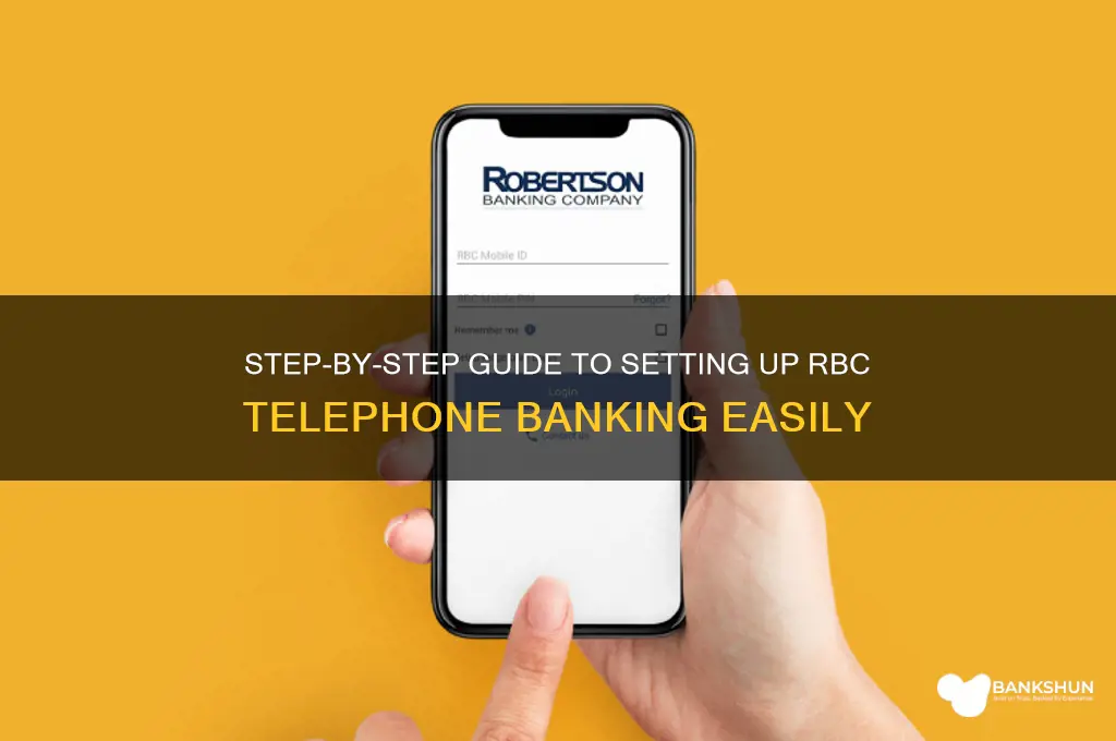 how to set up telephone banking rbc