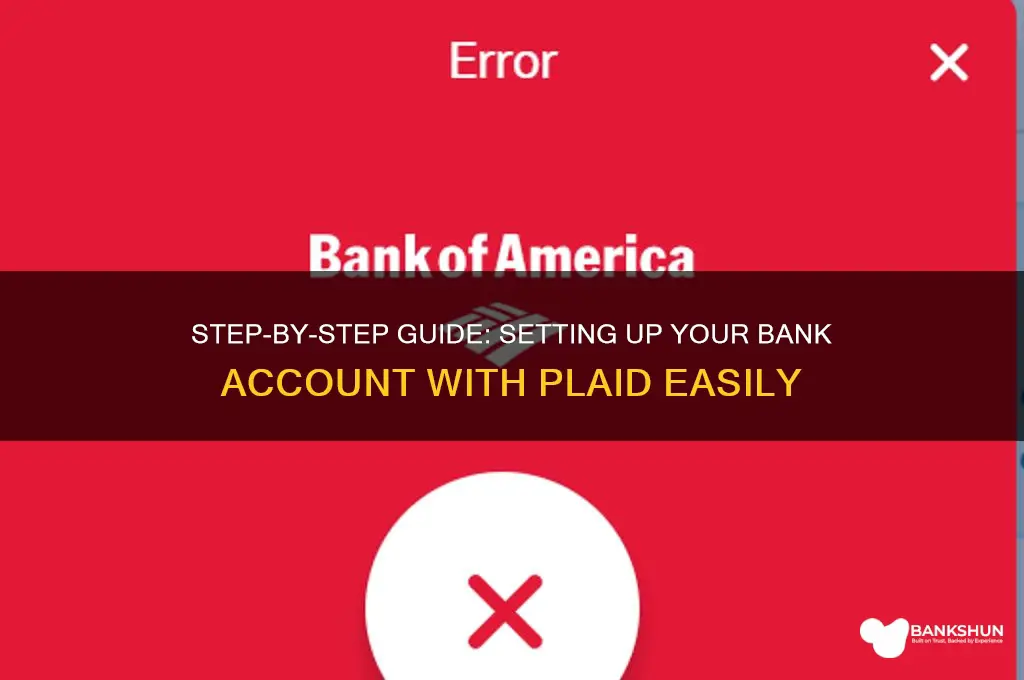how to set up your bank plaid